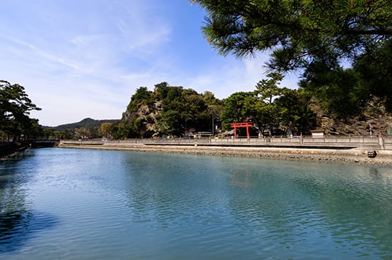 市町川と奠供山